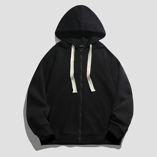 Dame veste à capuche chaude avec zip intégral et poches spacieuses Chic und Stil