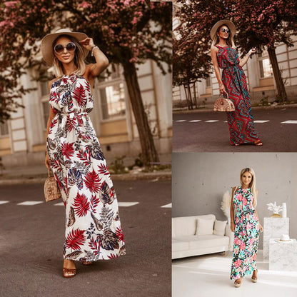 Robe Maxi Imprimé Floral Chic und Stil
