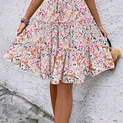 Jupe portefeuille aérien pour dames avec détails volants Chic und Stil