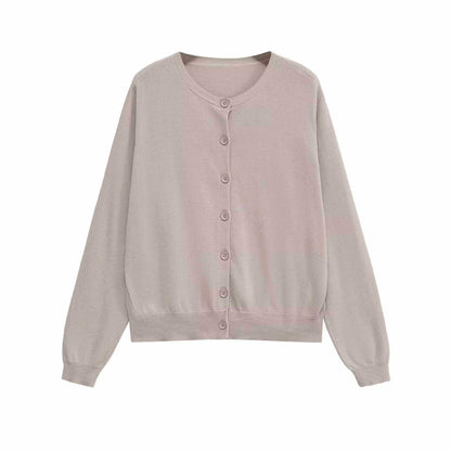 Damen weicher Strickcardigan mit Knopfleiste Chic und Stil