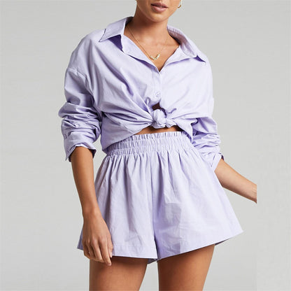 Dames chemise boutonnée oversize élégante Chic und Stil