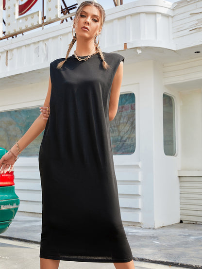 Robe maxi femme sans manches avec design élégant et coupe Chic und Stil