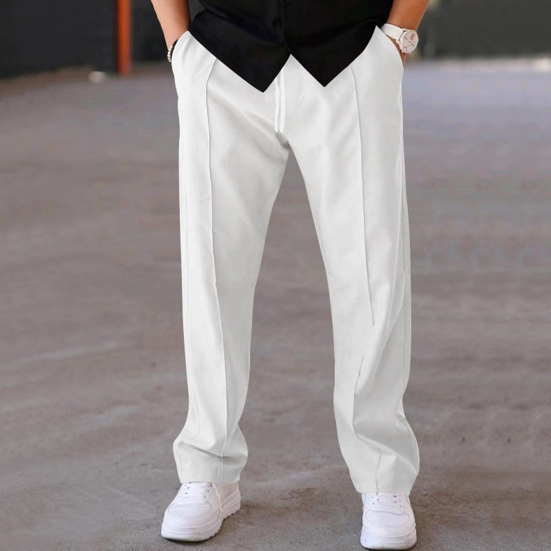 Casual pants for men with elastic waistband and comfortable fit Chic und Stil