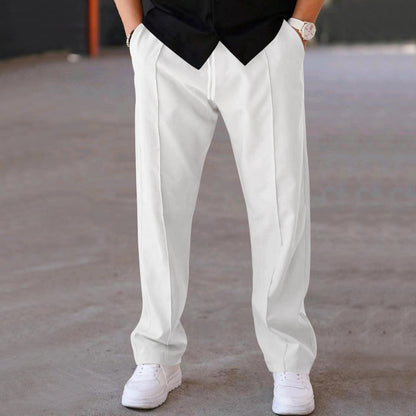 Casual pants for men with elastic waistband and comfortable fit Chic und Stil