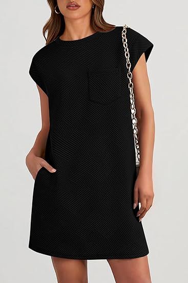 Robe de loisirs pour femmes avec un motif graphique moderne Chic und Stil