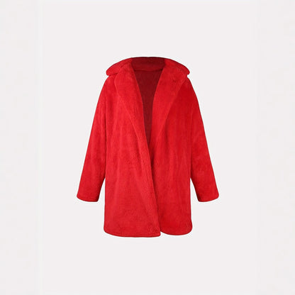 High-quality teddy plush fabric bathrobe Chic and Style for women