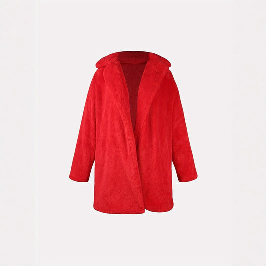 High-quality teddy plush fabric bathrobe Chic and Style for women