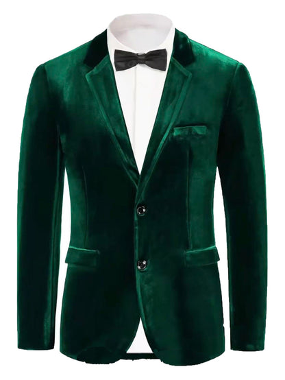 Chic und Stil | Velvet Blazer Men Noble Finesse Luxurious