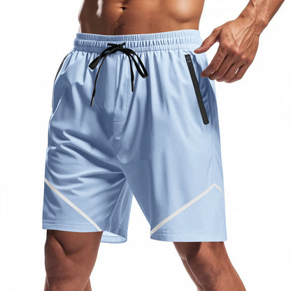 Shorts d'entraînement sportifs pour hommes avec des poches zippées pratiques et un matériau respirant Chic und Stil