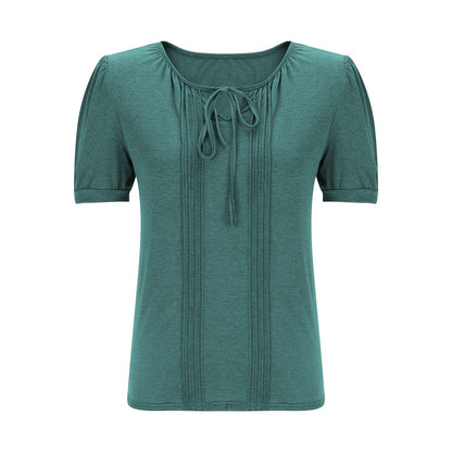 Blouse décontractée à manches bouffantes pour femmes Chic und Stil