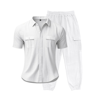 Costume court pour hommes à la mode avec poches pratiques Chic und Stil
