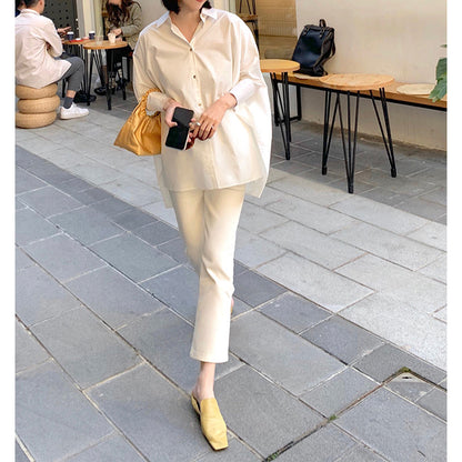 Chemise tunique à boutons pour femmes coupe décontractée Chic und Stil