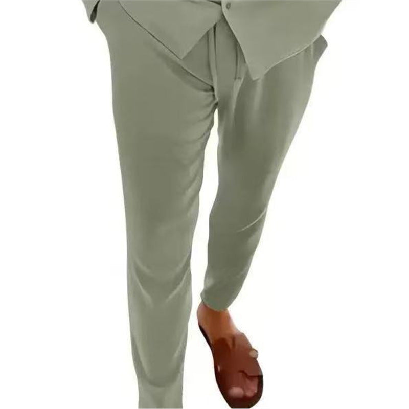 Chic and Stylish elegant casual pants for women with a modern fit and an elastic waistband