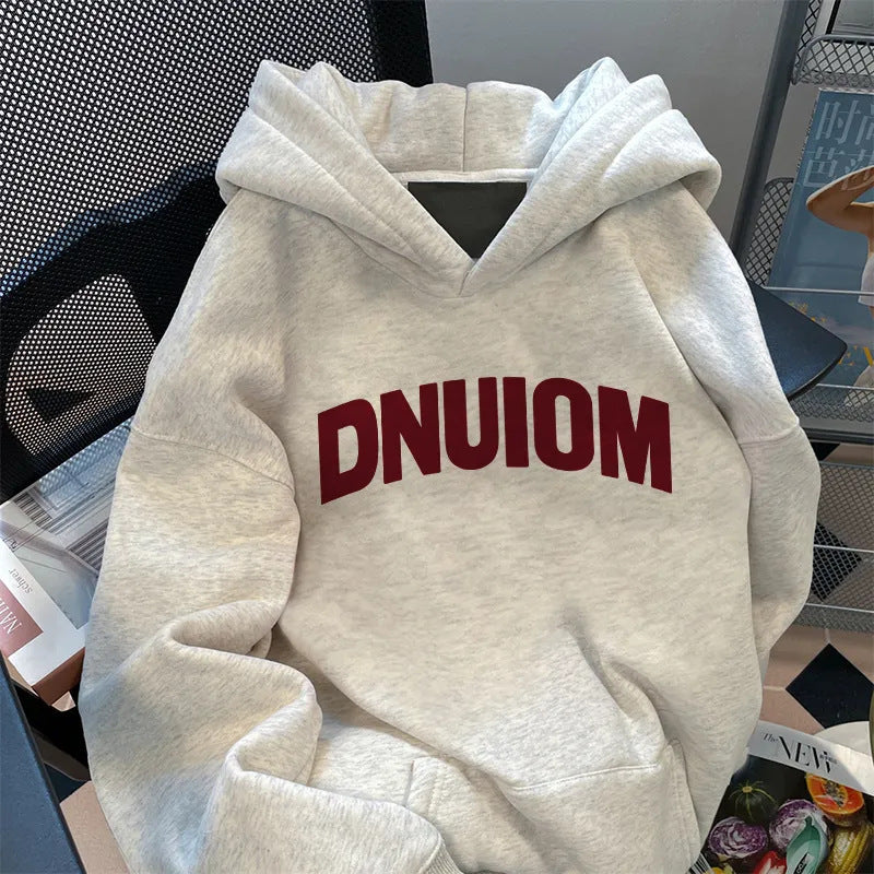 Hoodie femme avec grande lettre Chic & Stil