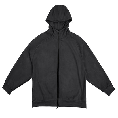 Dames Fleece-Hoodie avec une pratique fermeture éclair sur le devant et une coupe confortable Chic und Stil