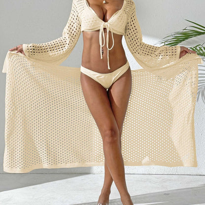 Dames Croche Plage Couverture Kimono Chic und Stil
