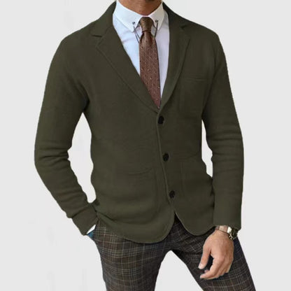 Blazer en tricot pour homme avec grandes poches et coupe moderne Chic und Stil