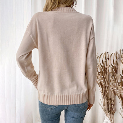 Pull en tricot pour femmes avec appliqués floraux Chic und Stil