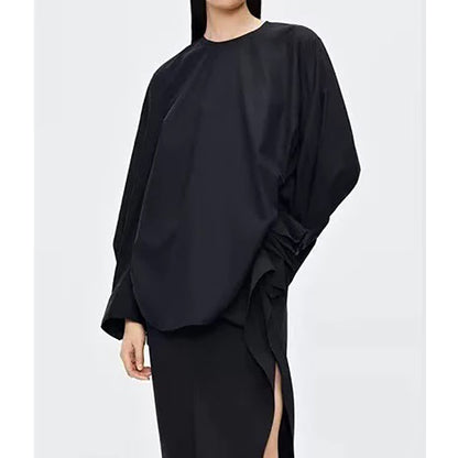 Chemisier asymétrique surdimensionné pour femmes Chic und Stil