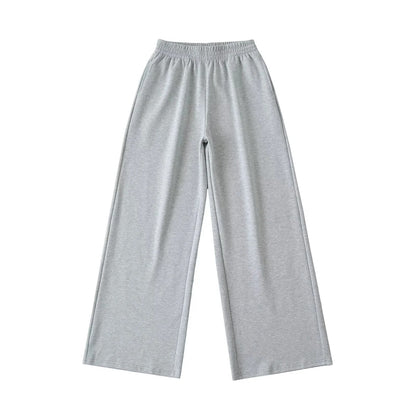 Wide jersey pants for women with elastic waist Chic und Stil
