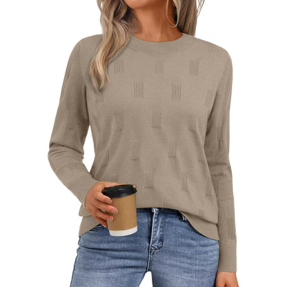 Pull en tricot pour femmes avec motif texturé et coupe décontractée Chic und Stil