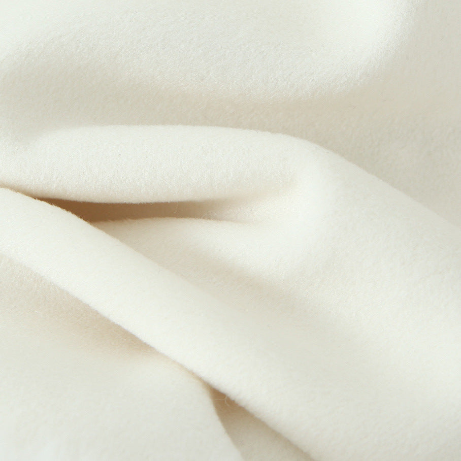 Dames élégante veste en fausse fourrure avec col doux et détails modernes Chic und Stil