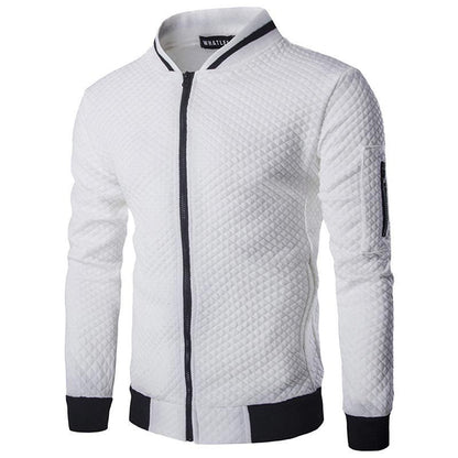 Veste matelassée élégante pour homme avec fermeture éclair intégrale et design structuré Chic und Stil