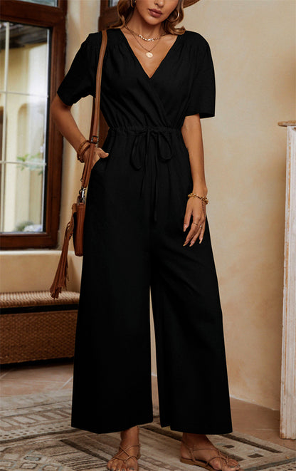 Combinaison décontractée pour femmes taille haute avec poches pratiques Chic und Stil