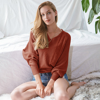 Pull en tricot pour dames avec motif ajouré et coupe décontractée Chic und Stil