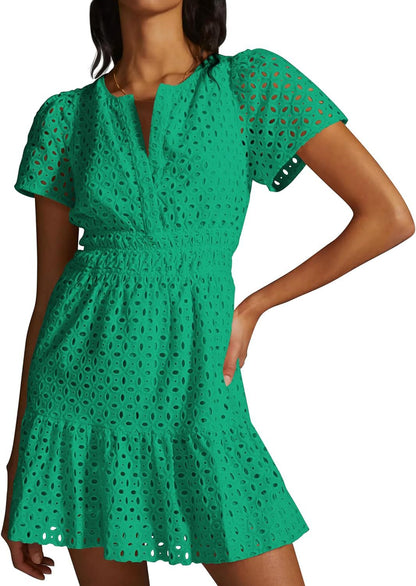 Robe d'été pour femmes à coupe aérienne Chic und Stil