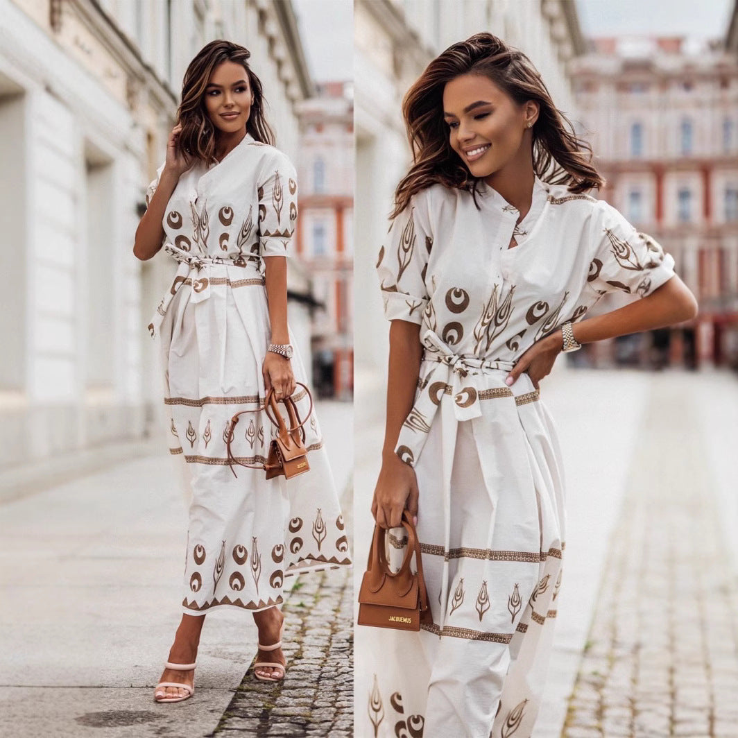 Chic and stylish long sleeve maxi dresses with button closure for women