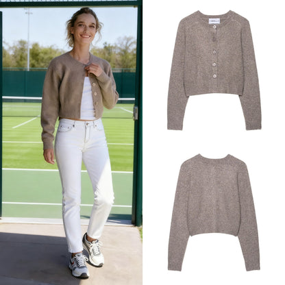 Dames gros cardigan Chic und Stil