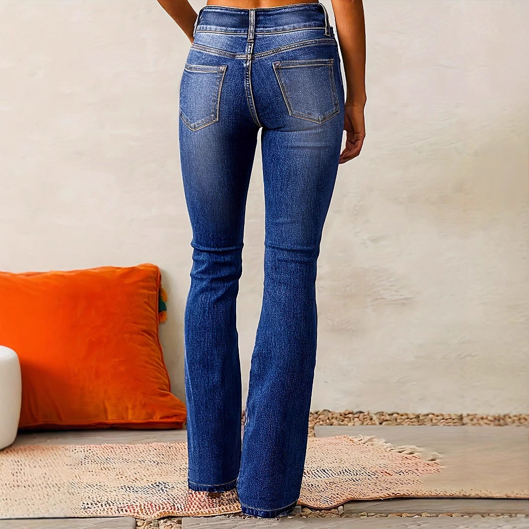 High-waisted Bootcut jeans for Women Chic and Style