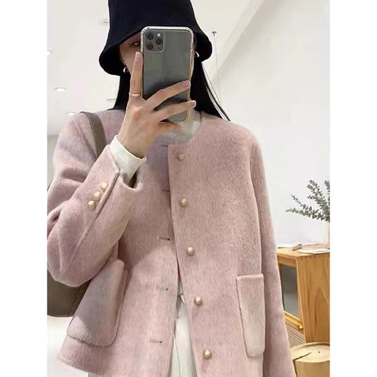 Veste texturée à boutons pour femmes avec boutons décoratifs Chic und Stil