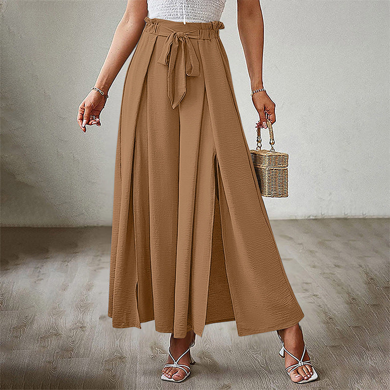 Jupes maxi fluides taille haute pour femmes Chic und Stil