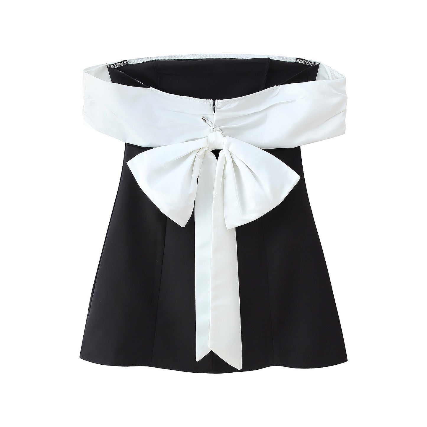 Robe off-shoulder pour dames avec drapé élégant Chic und Stil