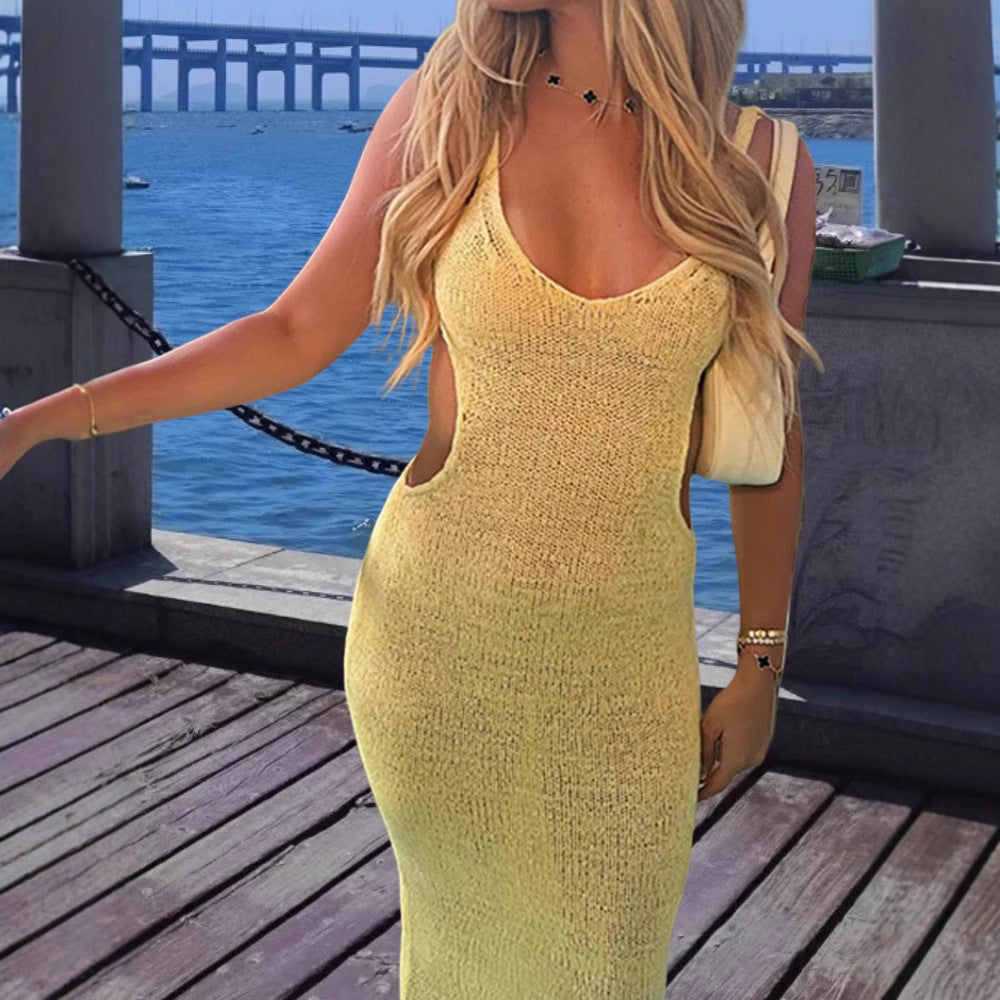 Robe en tricot ajustée pour femmes Chic und Stil