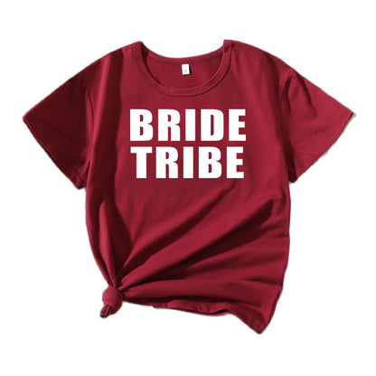 T-shirt graphique de loisirs pour femmes Brauttribe Chic und Stil