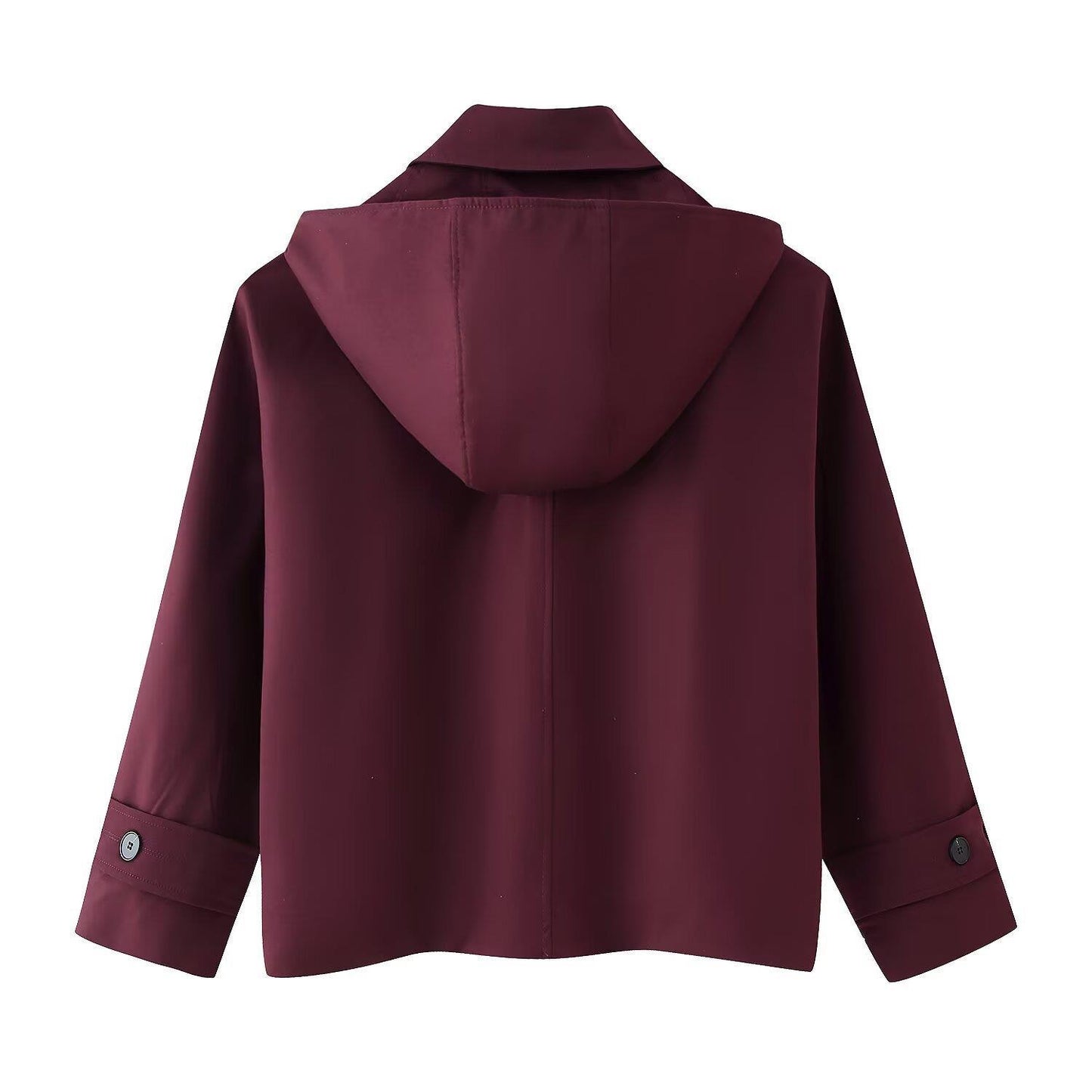 Women's transitional jacket with high collar and practical pockets Chic und Stil