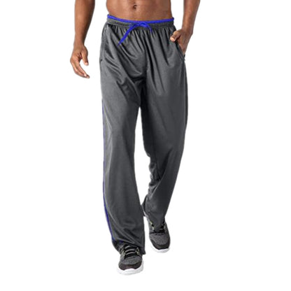 Pantalon d'entraînement sportif pour hommes avec bandes contrastées latérales Chic und Stil