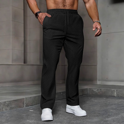 Casual pants for men with a modern structured design Chic und Stil