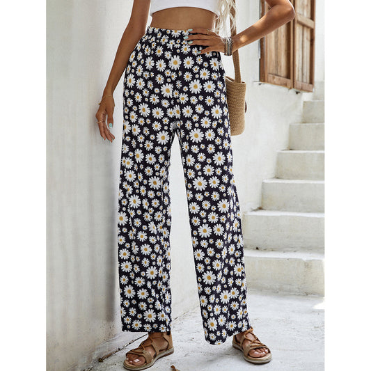 Chic and Style Floral Wide Leg Pants for Women