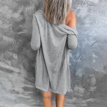 Cardigan long pour femmes avec des boutons pratiques et une coupe décontractée Chic und Stil