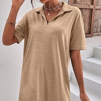 Robe Polo-Shirt pour Femmes Chic und Stil
