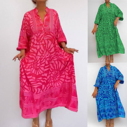 Robe tunique à manches longues pour femmes avec motif graphique moderne Chic und Stil