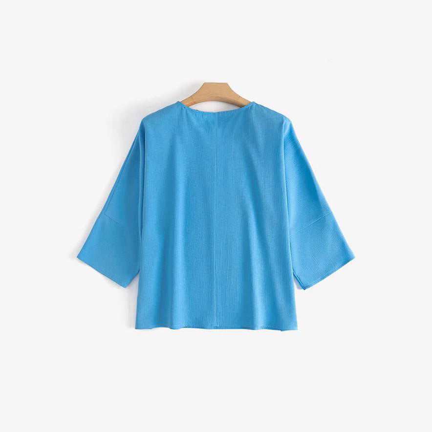 Blouse à manches chauve-souris légère Chic und Stil pour femmes