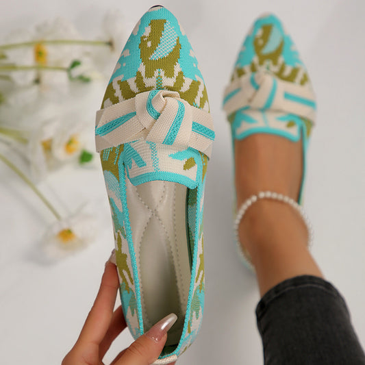 Dames Ballerines en dentelle nouée élégantes Chic und Stil