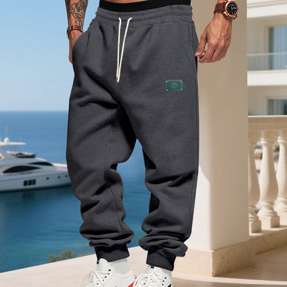 Men's comfortable Relaxed-Fit Sweatpants with elastic waistband and functional pockets Chic and Style