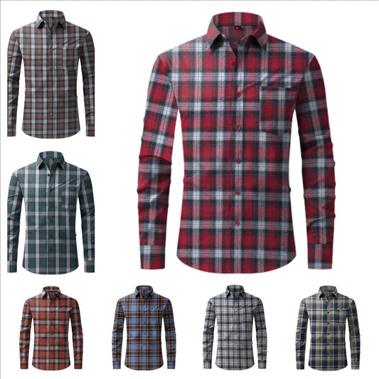 Chemise à carreaux pour hommes Chic und Stil