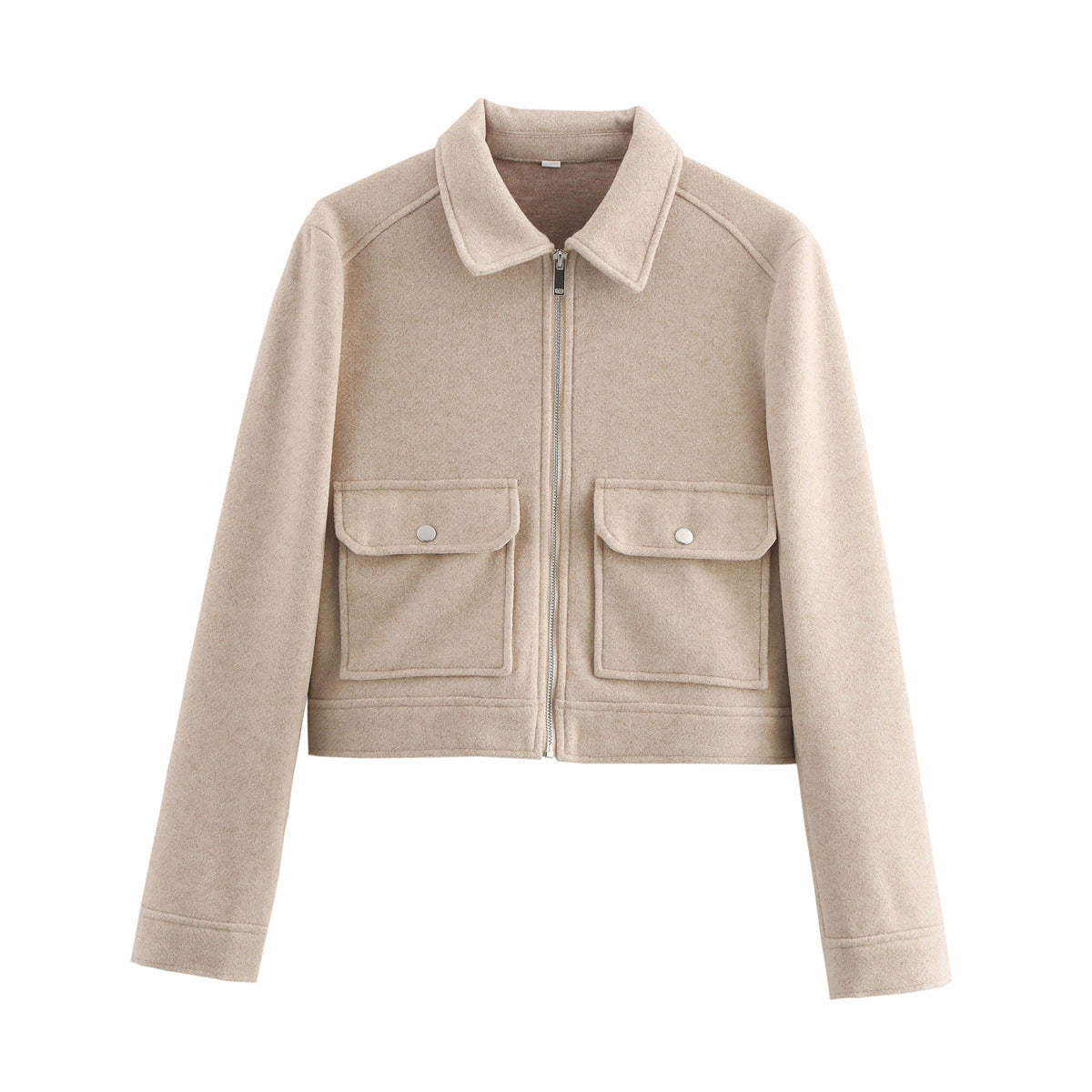 Ladies cropped Utility-Jacket Chic and Style